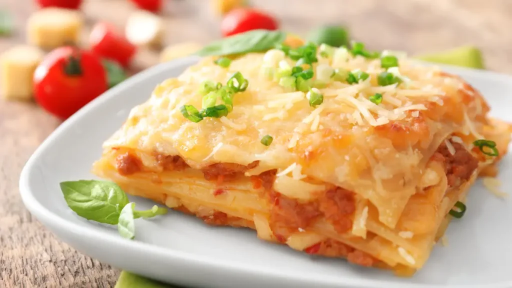 Lasaña vegana al estilo Natalie Portman