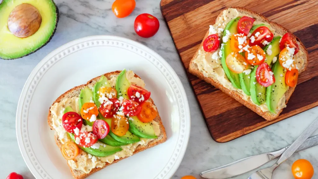 Sándwich Vegano de Aguacate.