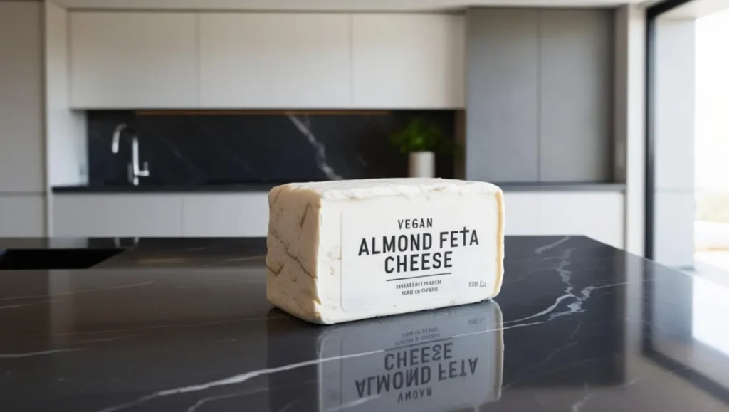 Cómo hacer queso vegano feta.