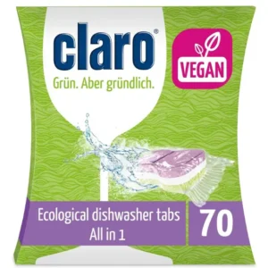 Pastillas lavavajillas vegano.